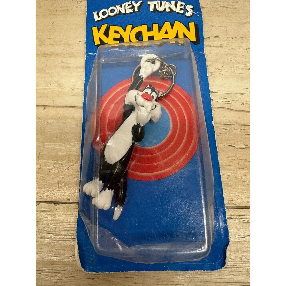 Vtg 1989 Looney Tunes Keychan Sylvester New in Original Box
